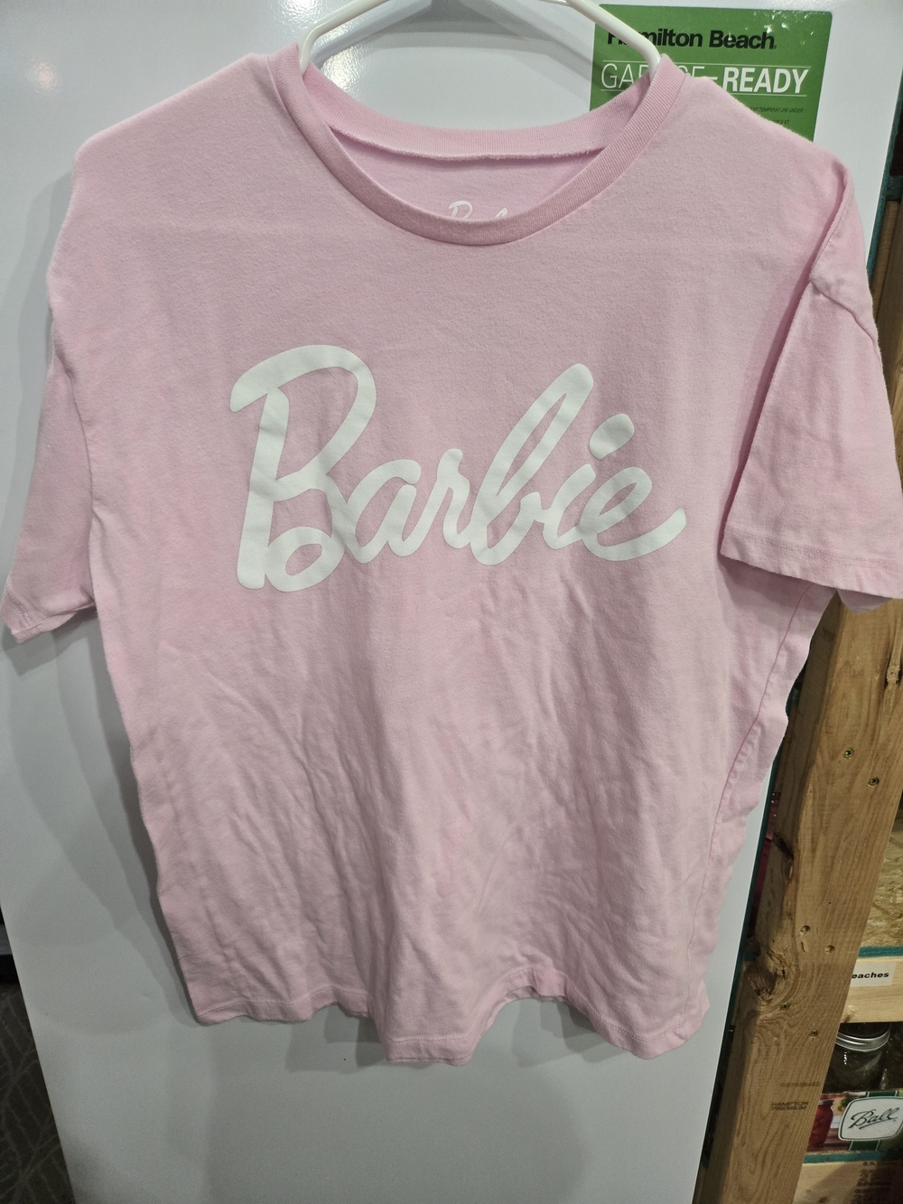 Mattel Barbie Pink Short Sleeve Logo Tee